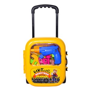 اسباب بازی ابزار چمدان چرخ دار درج توی Dorj Toy